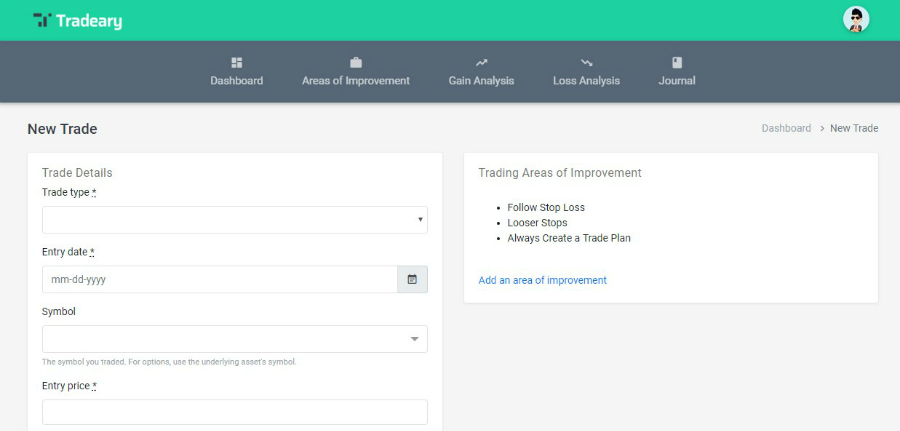 Trade logs to help you develop discipline